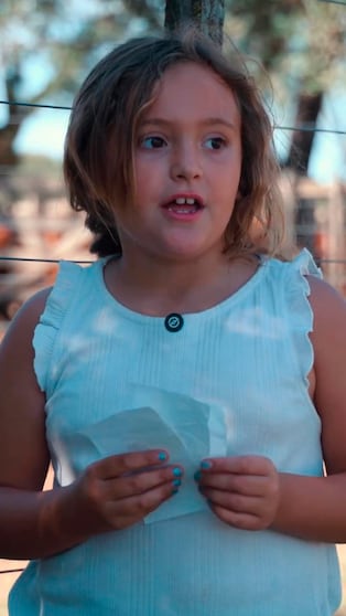 La nena que la tiene clarísima en la compra de vacas