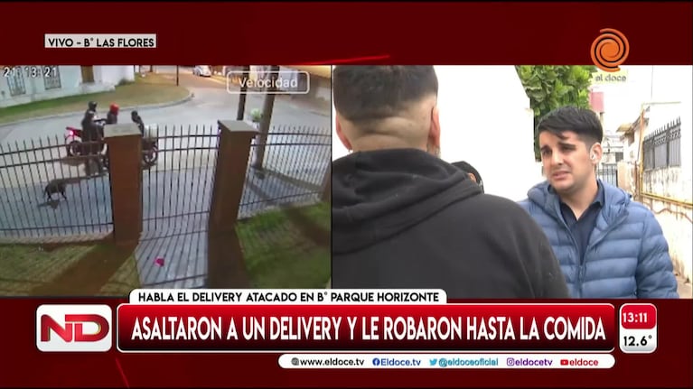 “Pensás si vale la pena un celular”: el relato del delivery asaltado en segundos