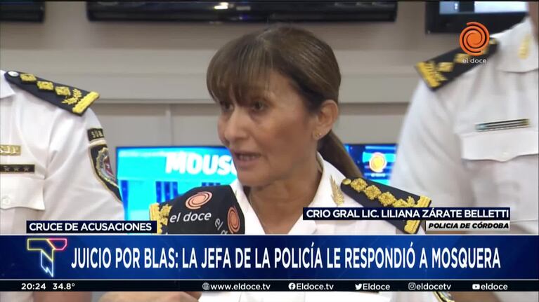 Zárate Belletti volvió a justificar la aptitud del agente que le disparó a Blas