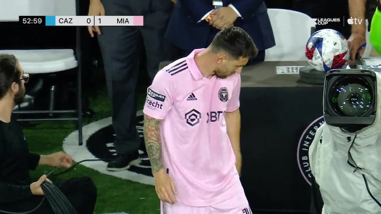 Histórico: así entró Messi a la cancha del Inter Miami