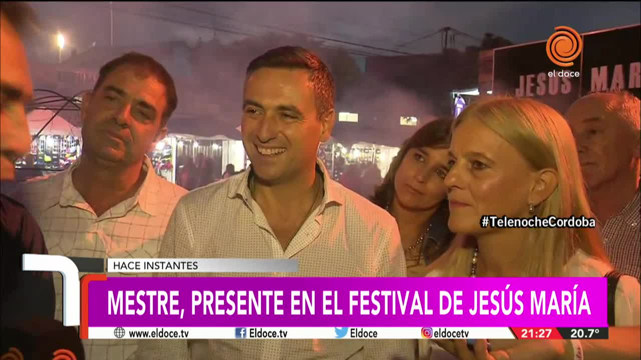 Ramón Mestre se mostró en el Festival de Jesús María