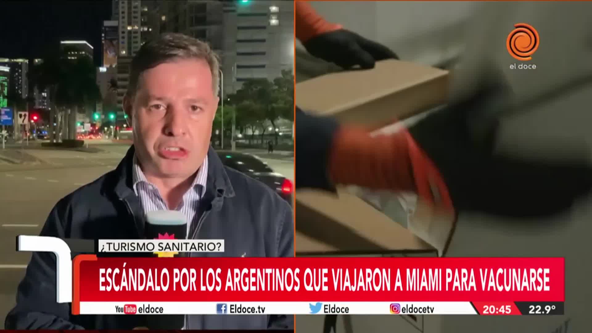 Escándalo por argentinos que viajan a Miami a vacunarse