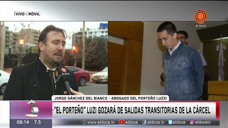 El porteño Luzi tendrá salidas transitorias de la cárcel