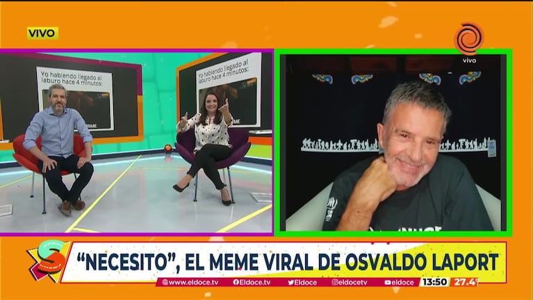 Laport contó la historia de su meme en Seguimos