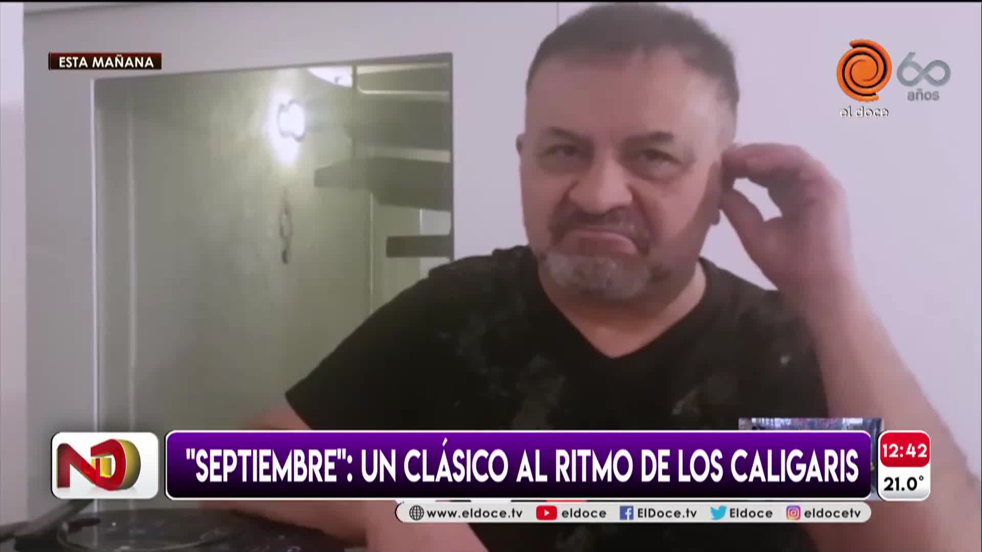 Los Caligaris y el detrás de escena a su versión de "Septiembre"