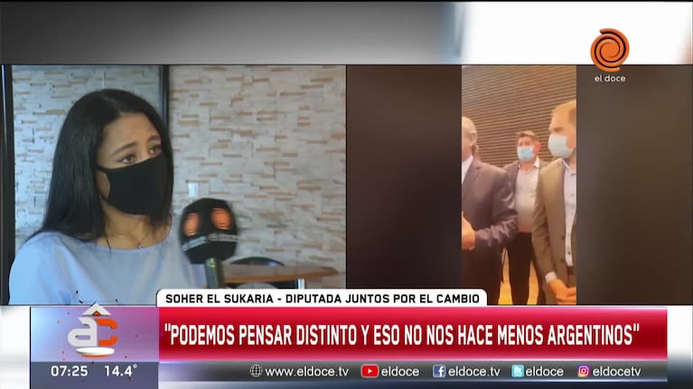 "No nos van a doblegar con amenazas", la respuesta a los dichos de Fernández