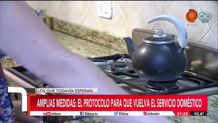 El servicio doméstico presentó protocolos para volver a trabajar