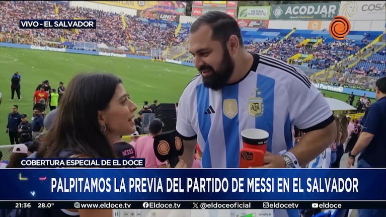 La pasión de los hinchas salvadoreños por Messi