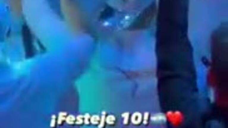 Messi festejó los 15 de su sobrina al ritmo de “Muchachos”