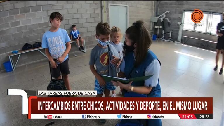 Ante la virtualidad, un club de Córdoba ofrece clases particulares, actividades y deportes