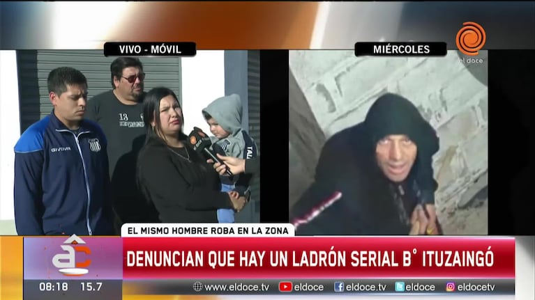 Rompió una cámara para entrar a robar: denuncian una ola de ataques
