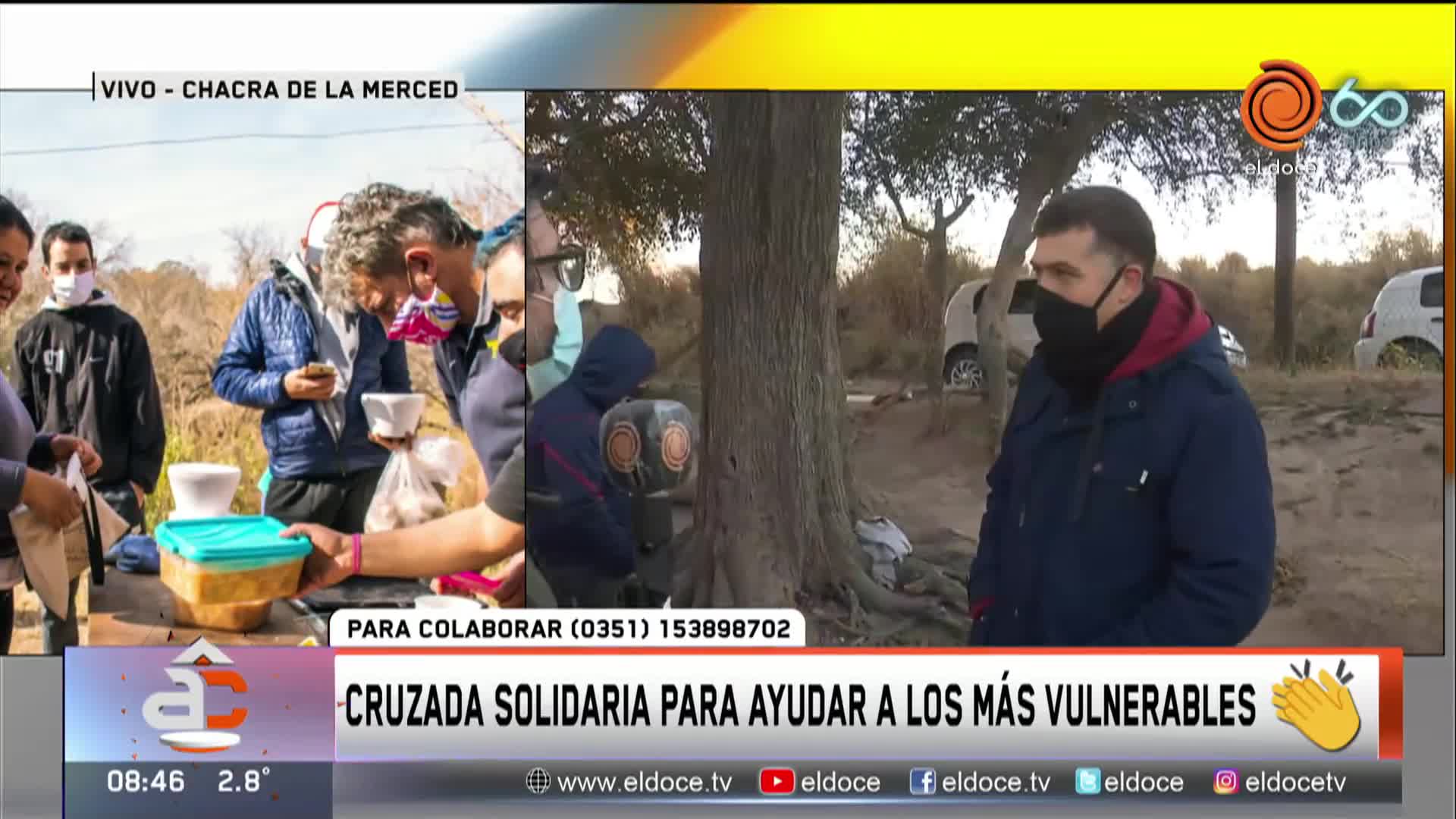 Cruzada solidaria para ayudar a vecinos de Chacra de la Merced