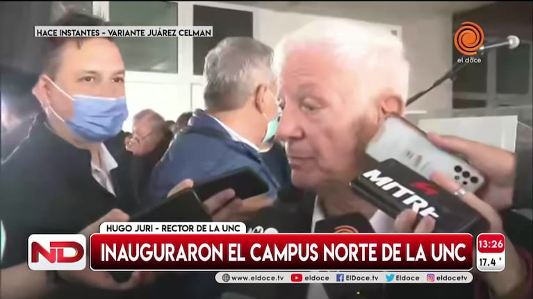 Inauguraron el Campus Norte de la UNC