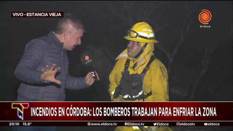 Incendios: quedan focos activos, pero la situación mejoró en Córdoba