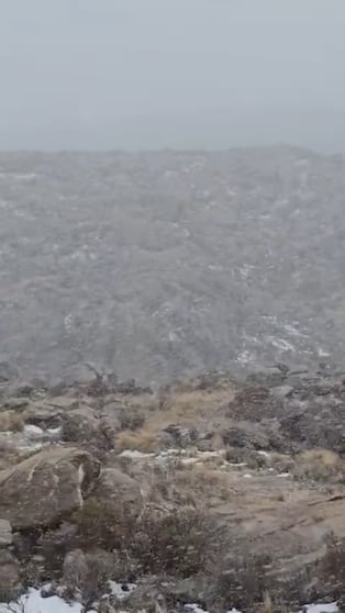 La nevada dejó a Córdoba cubierta de blanco