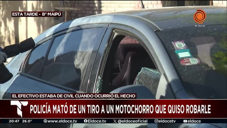 Motochoro muerto en Córdoba: los disparos alertaron a los vecinos