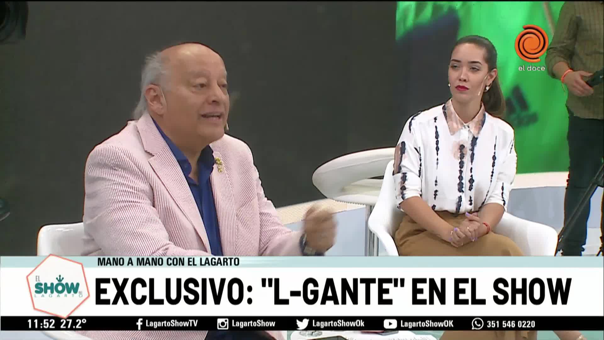 L-Gante en El Show del Lagarto: su postura política