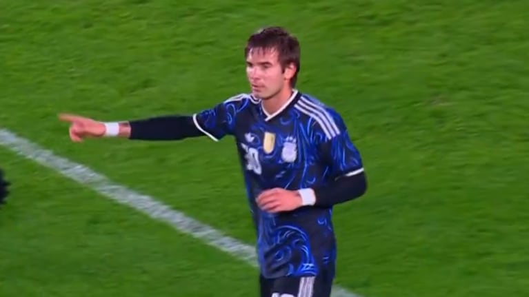 Debut goleador para Mastantuono en la Selección
