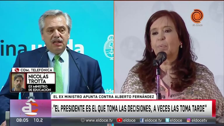 El exministro de Educación, desilusionado de Alberto Fernández