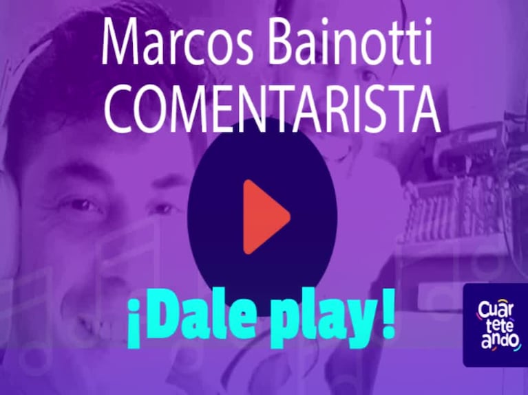 Marcos Bainotti tuvo su debut como comentarista