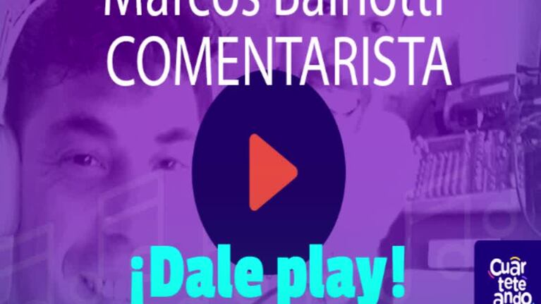 Marcos Bainotti tuvo su debut como comentarista