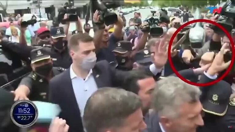 La polémica de Macri con un periodista de C5N