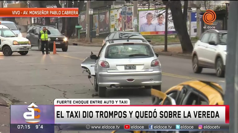 Accidente grave en la avenida Monseñor Pablo Cabrera