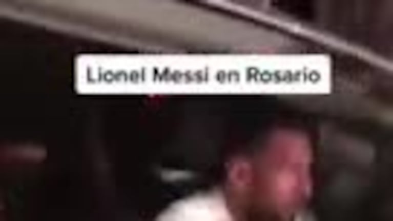 Locura por Messi en Rosario