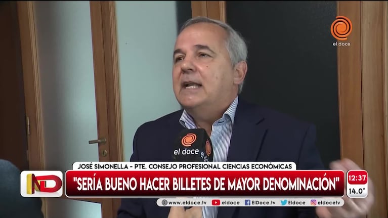 Un economista cordobés insistió en hacer billetes de mayor denominación