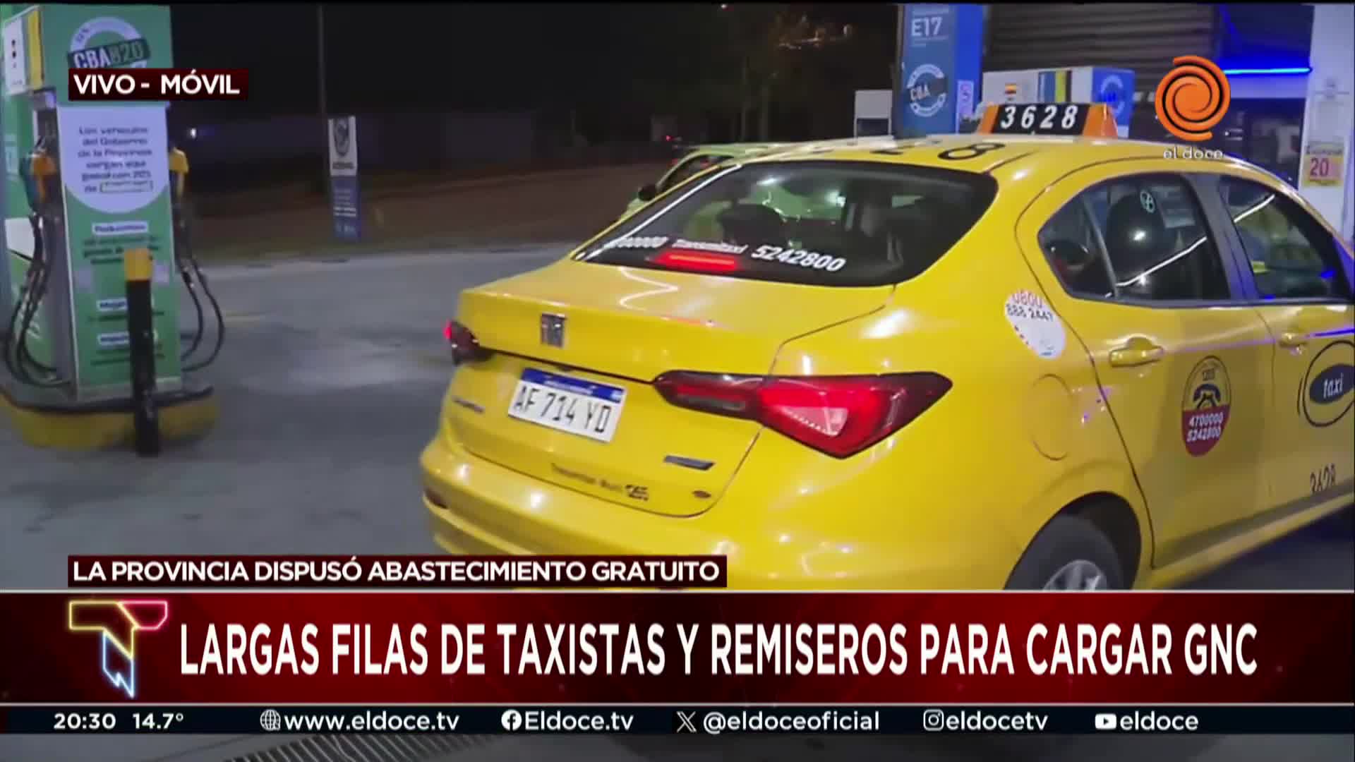 taxistas cortes gnc