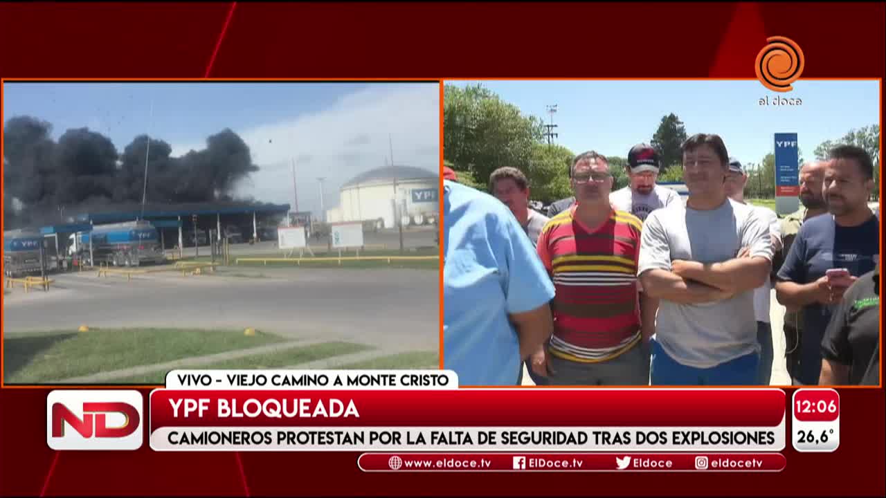 Asamblea en la planta de YPF en Monte Cristo