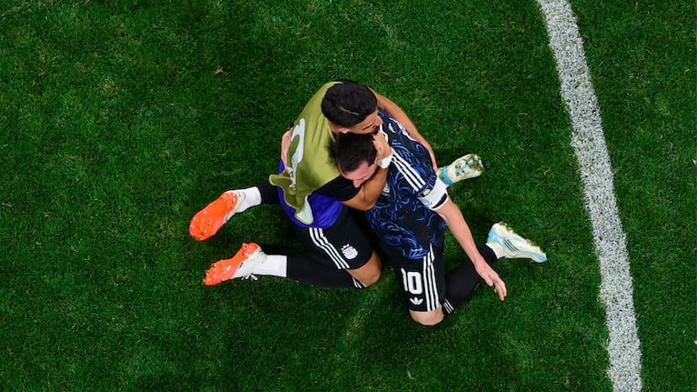 Desahogo tras un partido inolvidable de Argentina ante Inglaterra