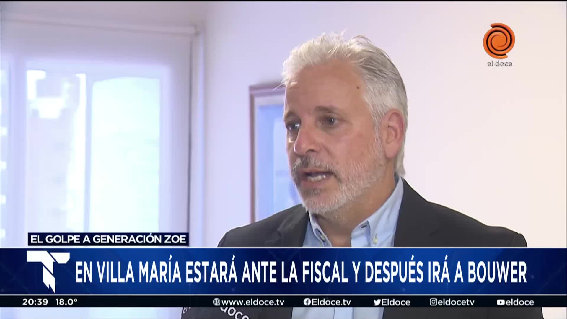 Cositorto llega al país y lo trasladan a Bouwer: su abogado anticipó los pasos a seguir