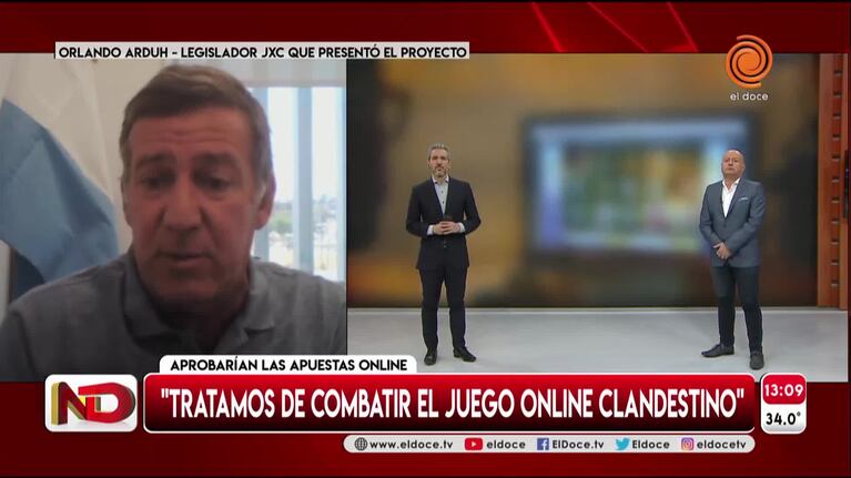 Arduh defendió el proyecto de juego online y cruzó a Juez