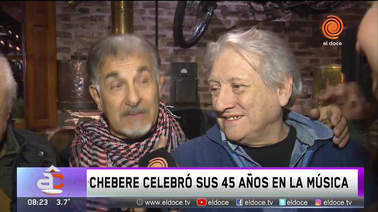 Chébere festejó sus 45 años