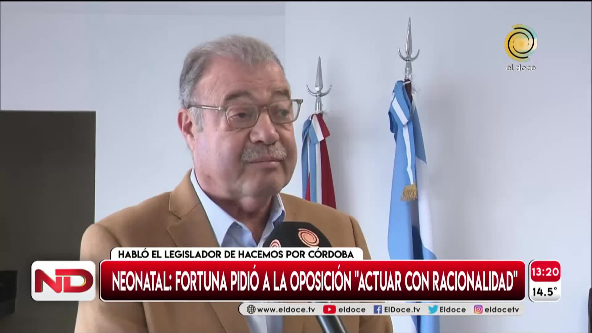 Bebés muertos: el legislador Fortuna pidió a la oposición "actuar con racionalidad"