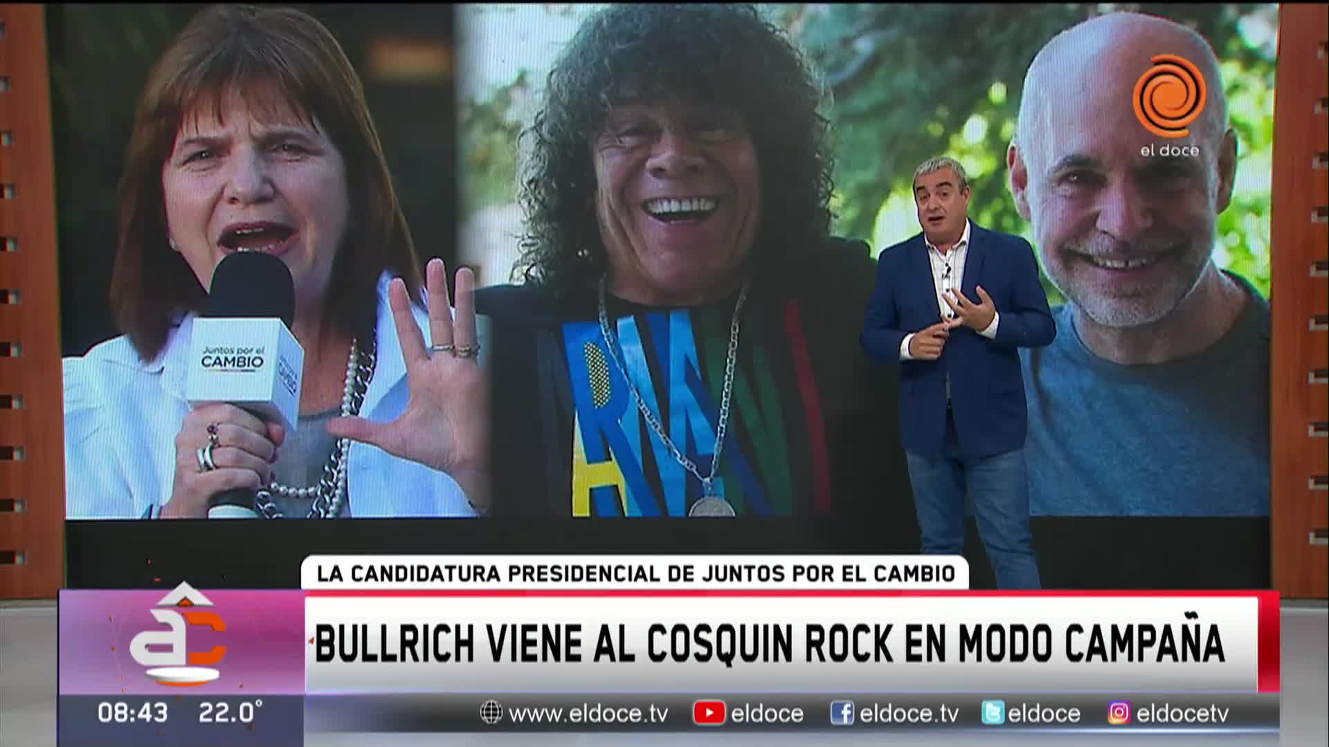 En modo campaña, Patricia Bullrich estará en el Cosquín Rock