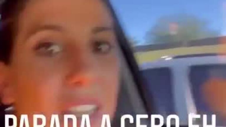Cinthia Fernández y su accidente en Panamericana por un embotellamiento
