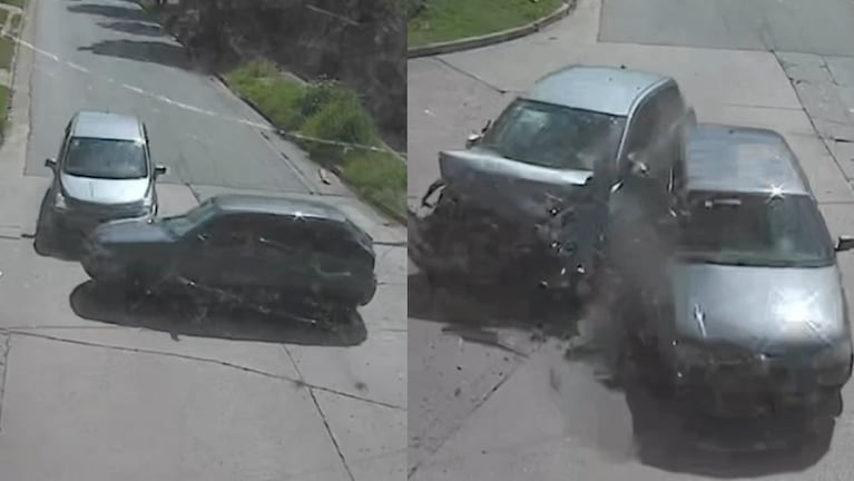 Impactante: así fue el choque en Argüello que dejó a una embarazada en el hospital