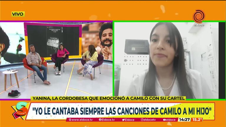 Yanina emocionó a Camilo con su dura historia
