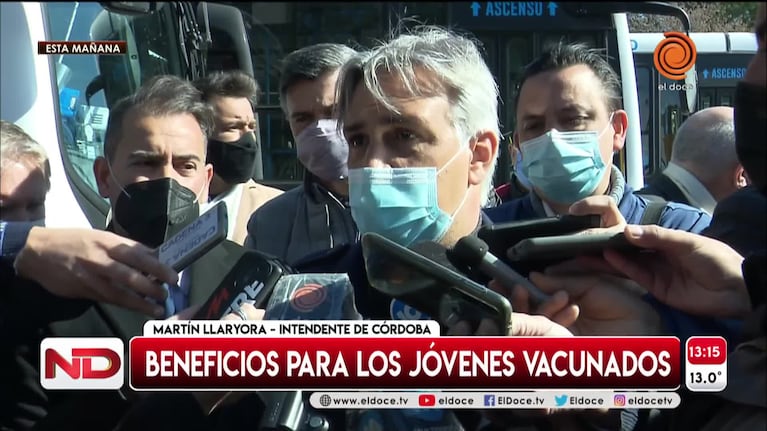 Córdoba: analizan beneficios para jóvenes vacunados