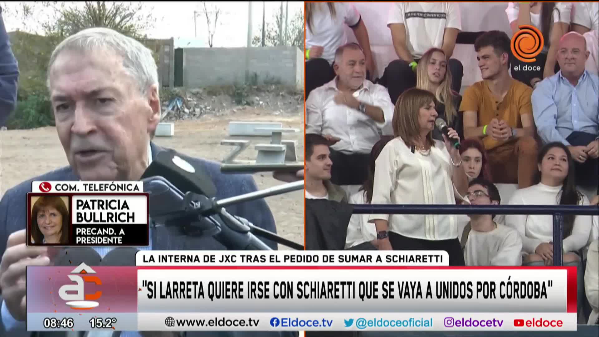 Bullrich durísima con Larreta por un posible acuerdo con Schiaretti