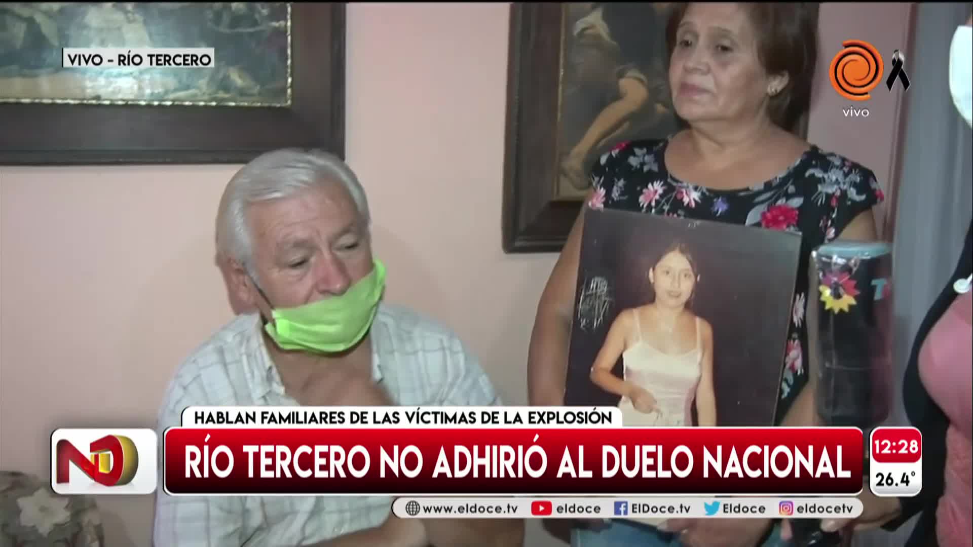 Río Tercero tras la muerte de Menem: el dolor de los padres de una víctima