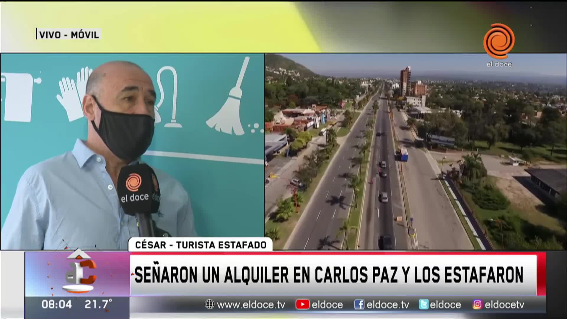 El audio del ladrón que estafó a turistas con un falso alquiler en Carlos Paz 