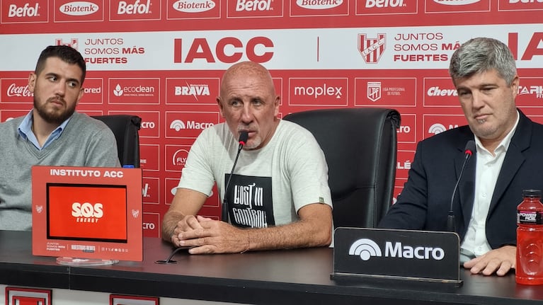 Oldrá asumió como DT de Instituto y prometió trabajar “para que sea el más grande de Córdoba”