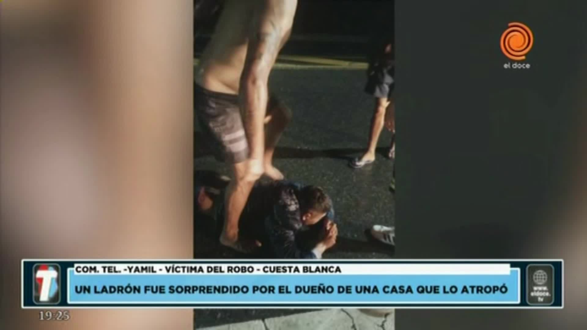 Redujo a un ladrón con una llave karateca