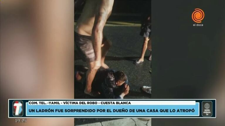Redujo a un ladrón con una llave karateca