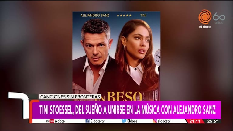 Tini Stoessel sobre cantar con Alejandro Sanz: "Es un sueño hecho realidad"