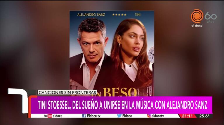 Tini Stoessel sobre cantar con Alejandro Sanz: "Es un sueño hecho realidad"