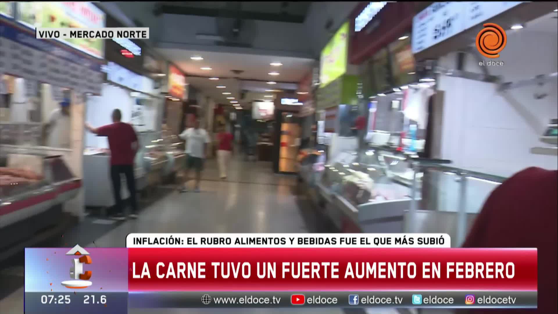 En febrero, la carne aumentó 29 por ciento y se esperan más subas